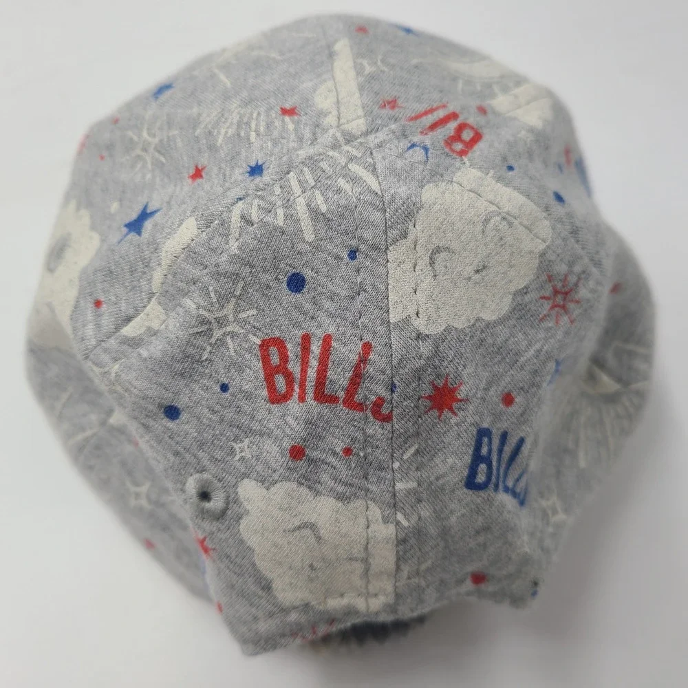 Infant Buffalo Bills Hat One Size New Era 9Twenty Gray Blue NFL All Over Print